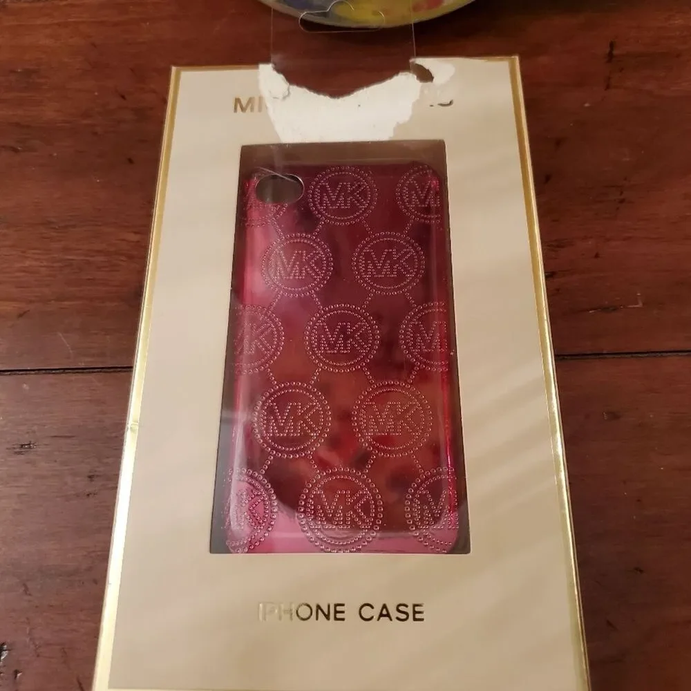 Michael Kors Metal PEONY iPhone Case Cover Fits iPhone NS